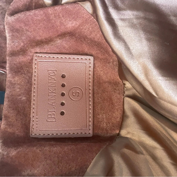 Blank NYC Suede Moto Jacket Rust Colored Size S NWT - Picture 9 of 9